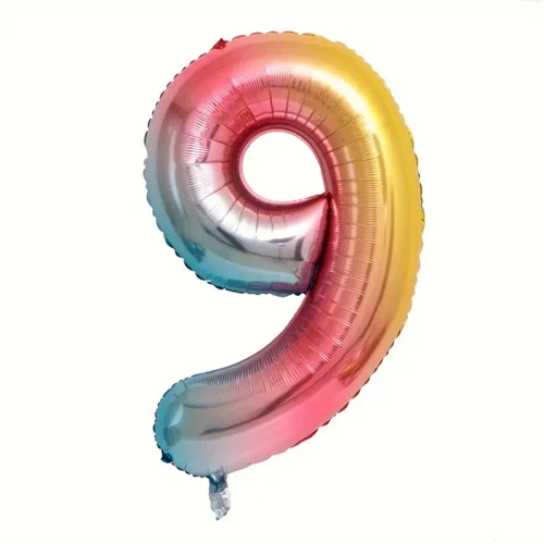 Цифра фольга  Gradient 9
