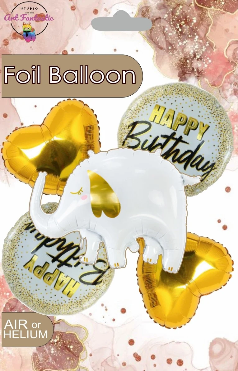 Set Elephant White 4