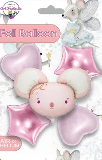 Set Pink Mouse 4