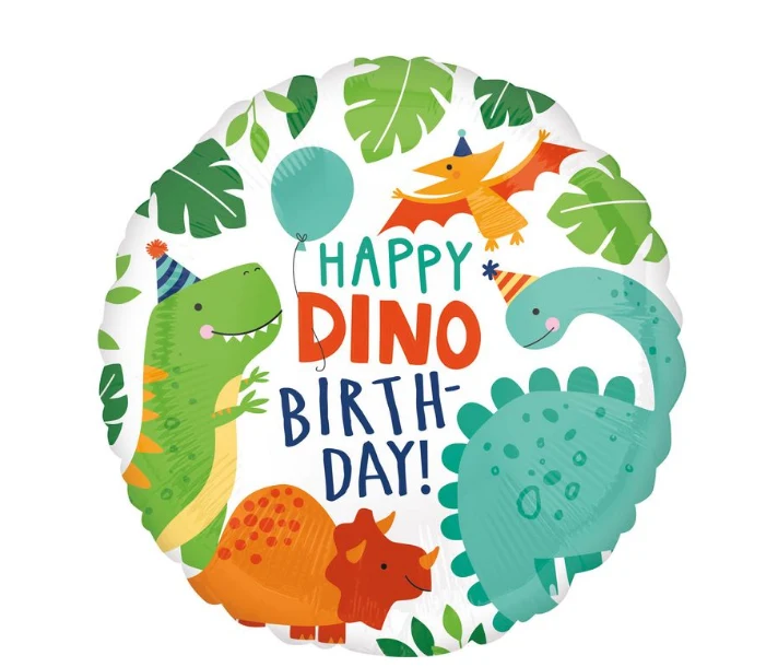 Set Dino Birthday Green 2