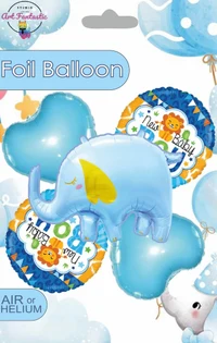 Set Elephant Blue 4
