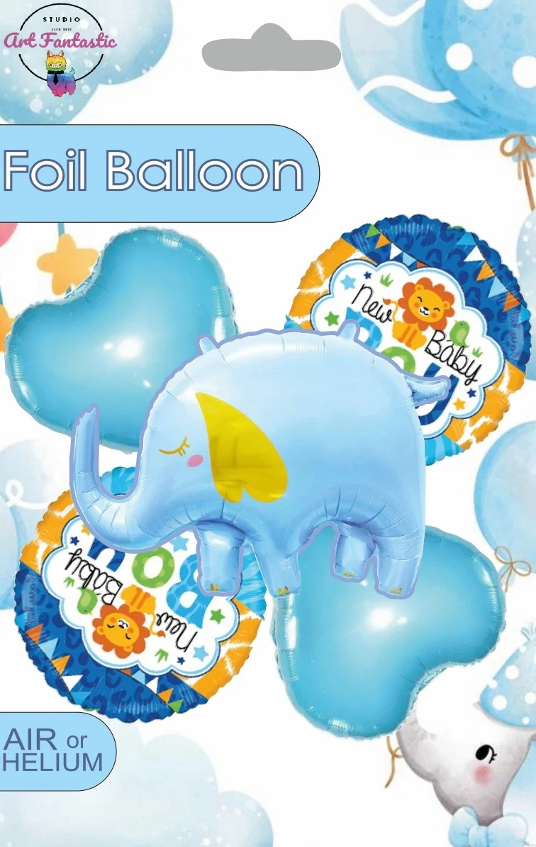 Set Elephant Blue 4