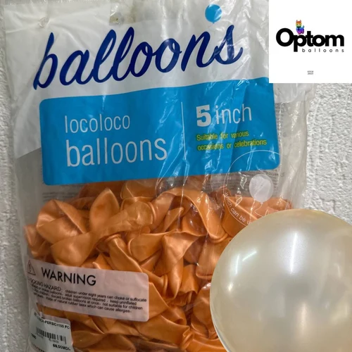 Baloane latex Metall Peach