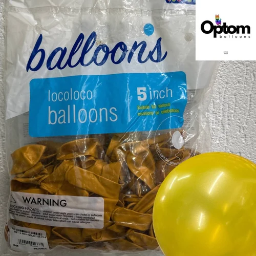 Baloane latex Metall Gold