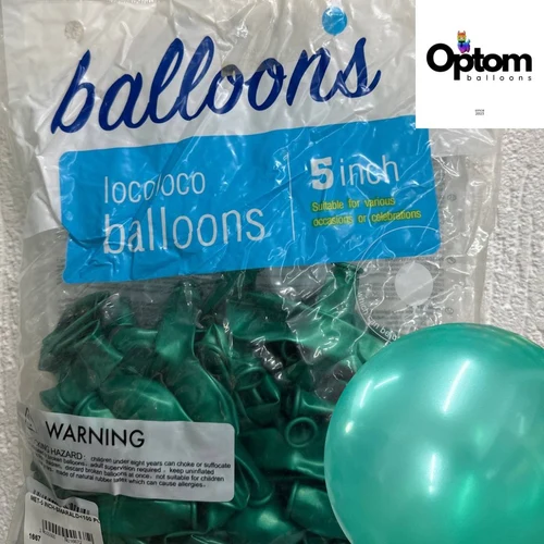 Baloane latex Metall Smarald