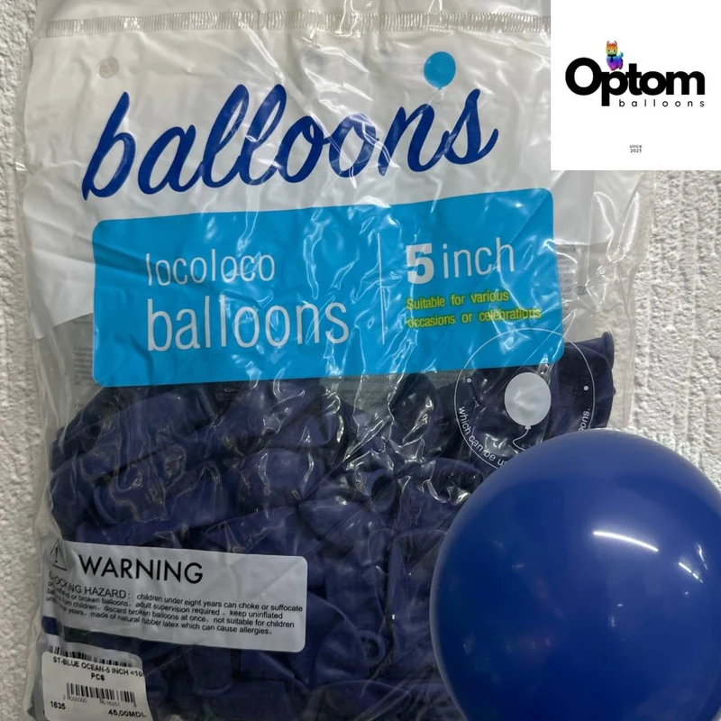 Baloane latex Ocean Blue 2