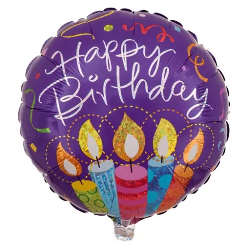 Cerc cu imagine Happy Birthday Luminari