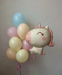Figurina Unicorn Pink 2