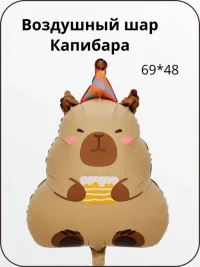 Figurina Capibara Party 2