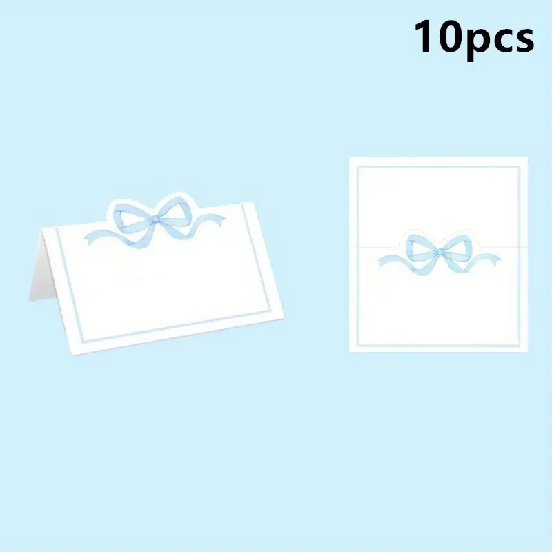 Carta de masa pentru nume cu design bant roz 2