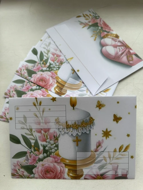 Plic pentru bani Botez fetita