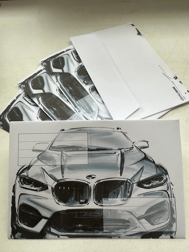 Plic pentru bani cu imagine BMW 2