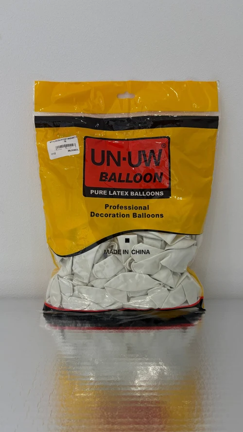 UN-UW BALLOONS white